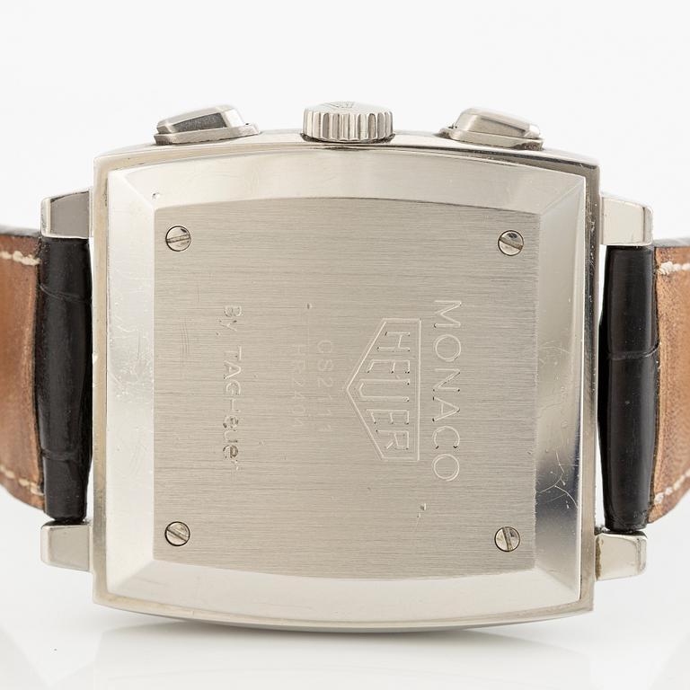 Heuer, Monaco, by Tag Heuer, armbandsur, kronograf, 38 x 38 (46,5) mm.