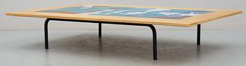 An Egon Möller-Nielsen enamel top sofa table, 1951,