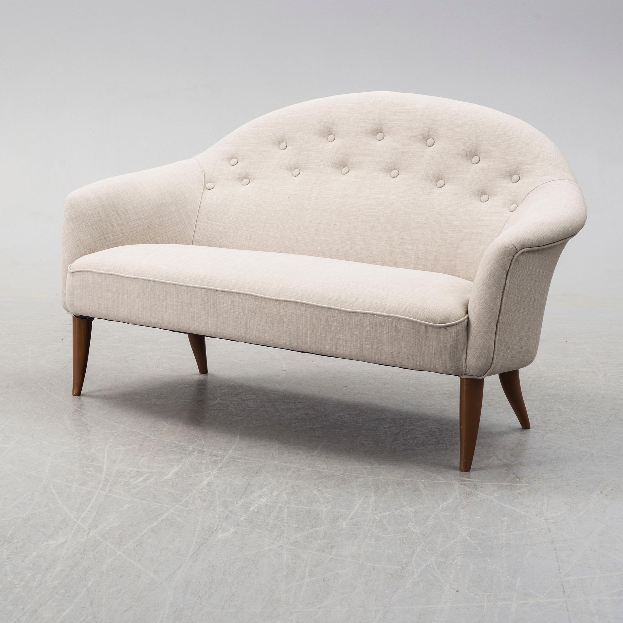 KERSTIN HÖRLIN-HOLMQUIST, soffa, "Lilla Paradiset", ur NK:s Triva-serie, Nordiska kompaniet, 1960-tal.