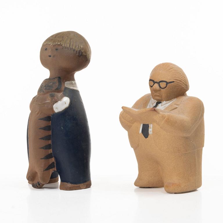 Lisa Larson, six figurines, Gustavsberg.