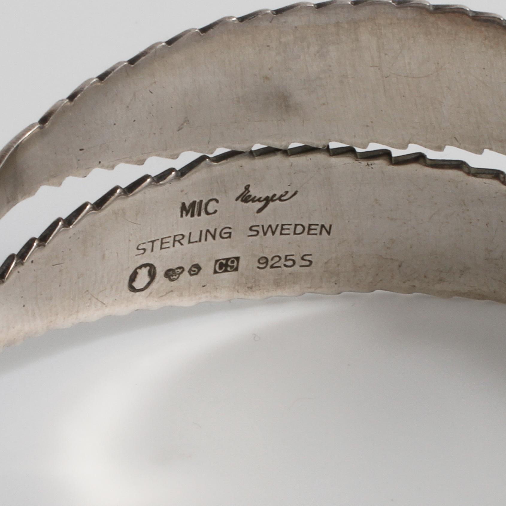 GERTRUD ENGEL, A Michelsen, Stockholm, 1953. a brooch and a bracelet.