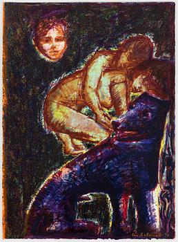 Eva Zettervall, complete portfolio with 4 screenprints in colours.