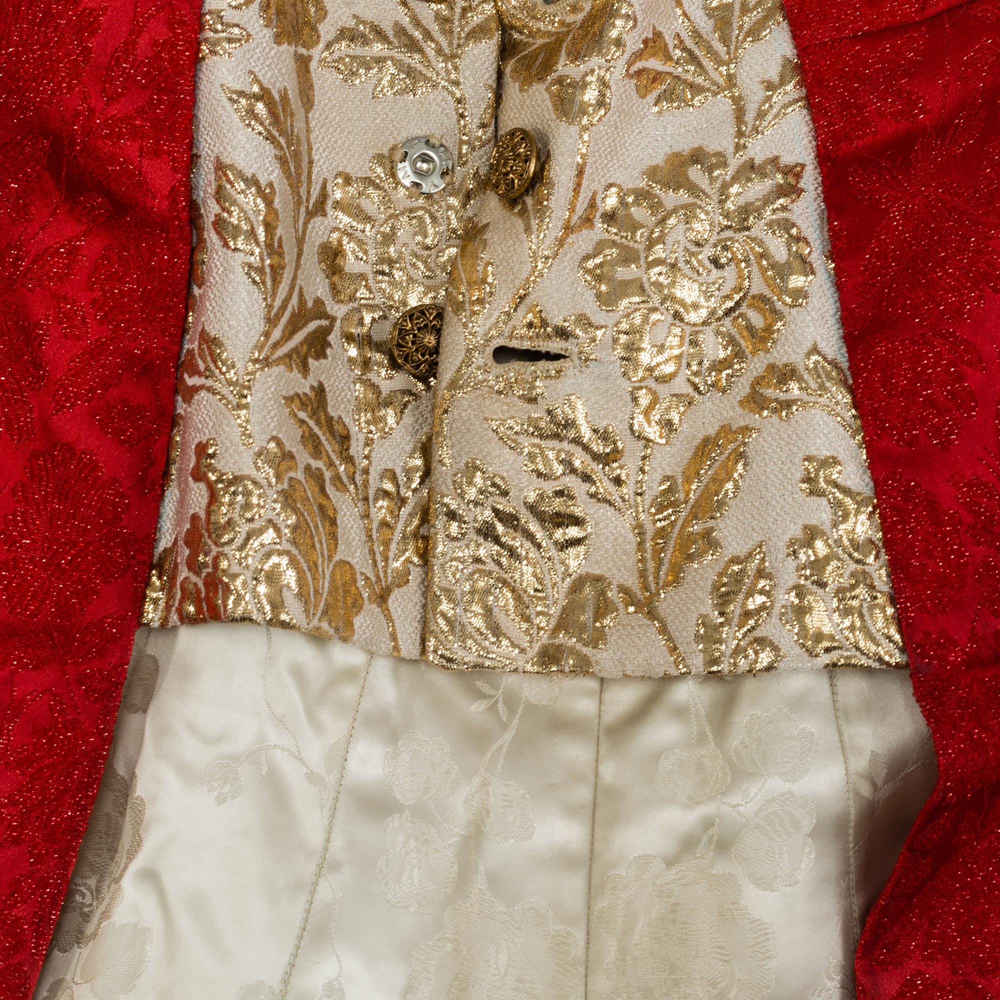 Two theater costumes, 18th century fashion style, mid 20th century,