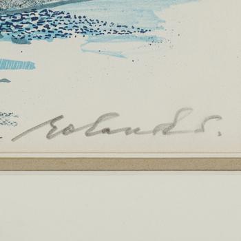 ROLAND SVENSSON, colour lithograph, signed and no 9/275.