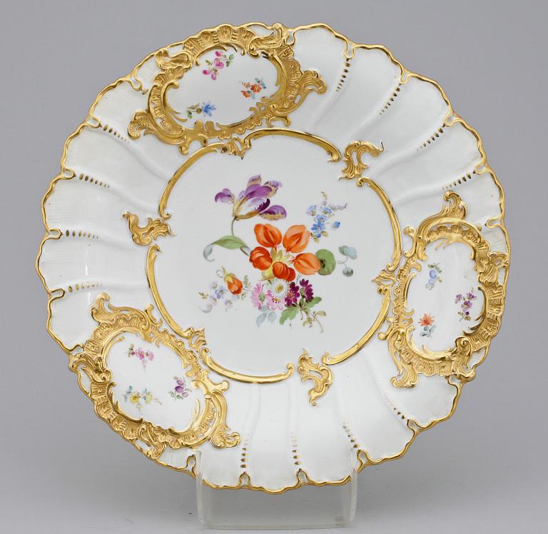 SKÅLFAT, porslin, Meissen 1900-tal.