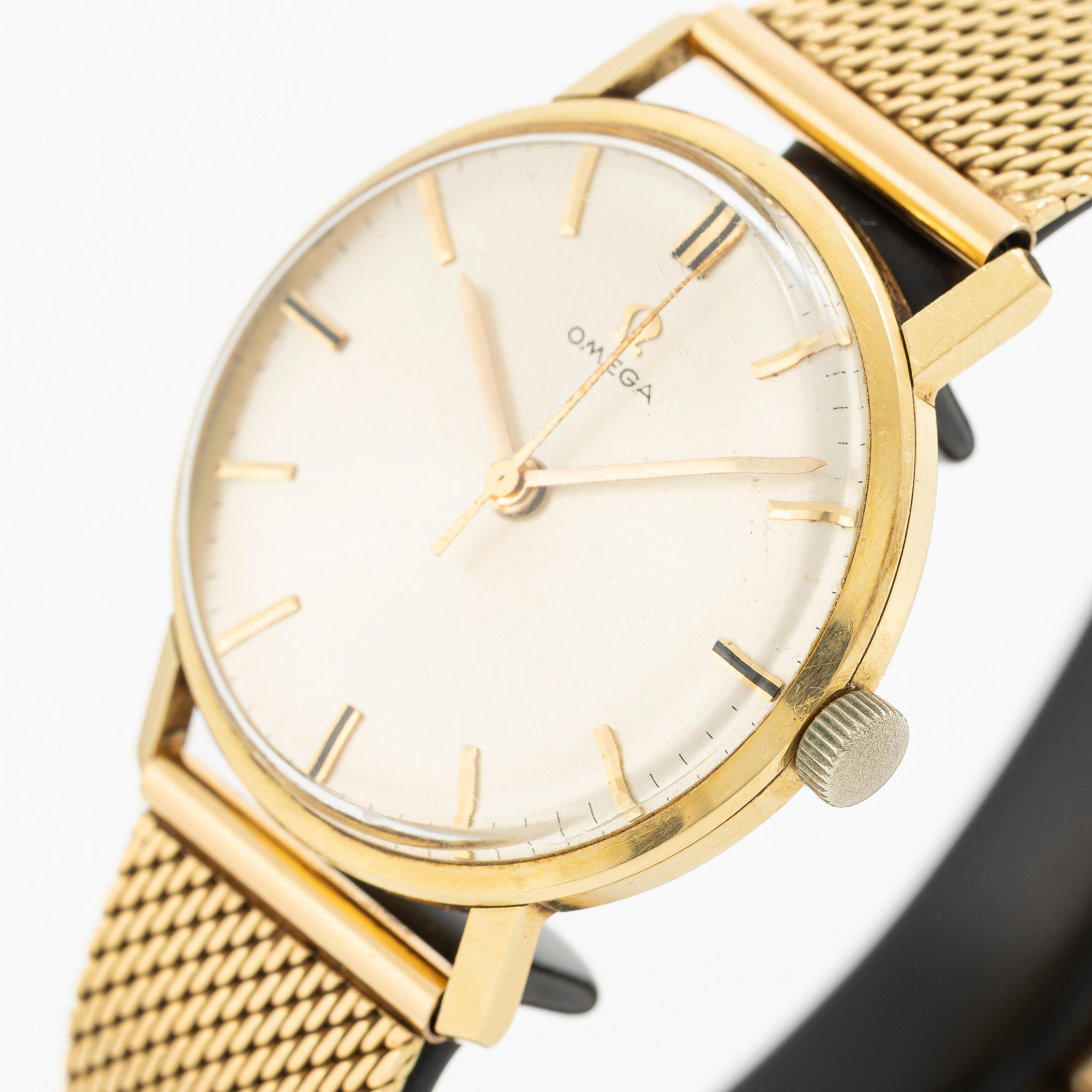 Omega, wristwatch, 34 mm.