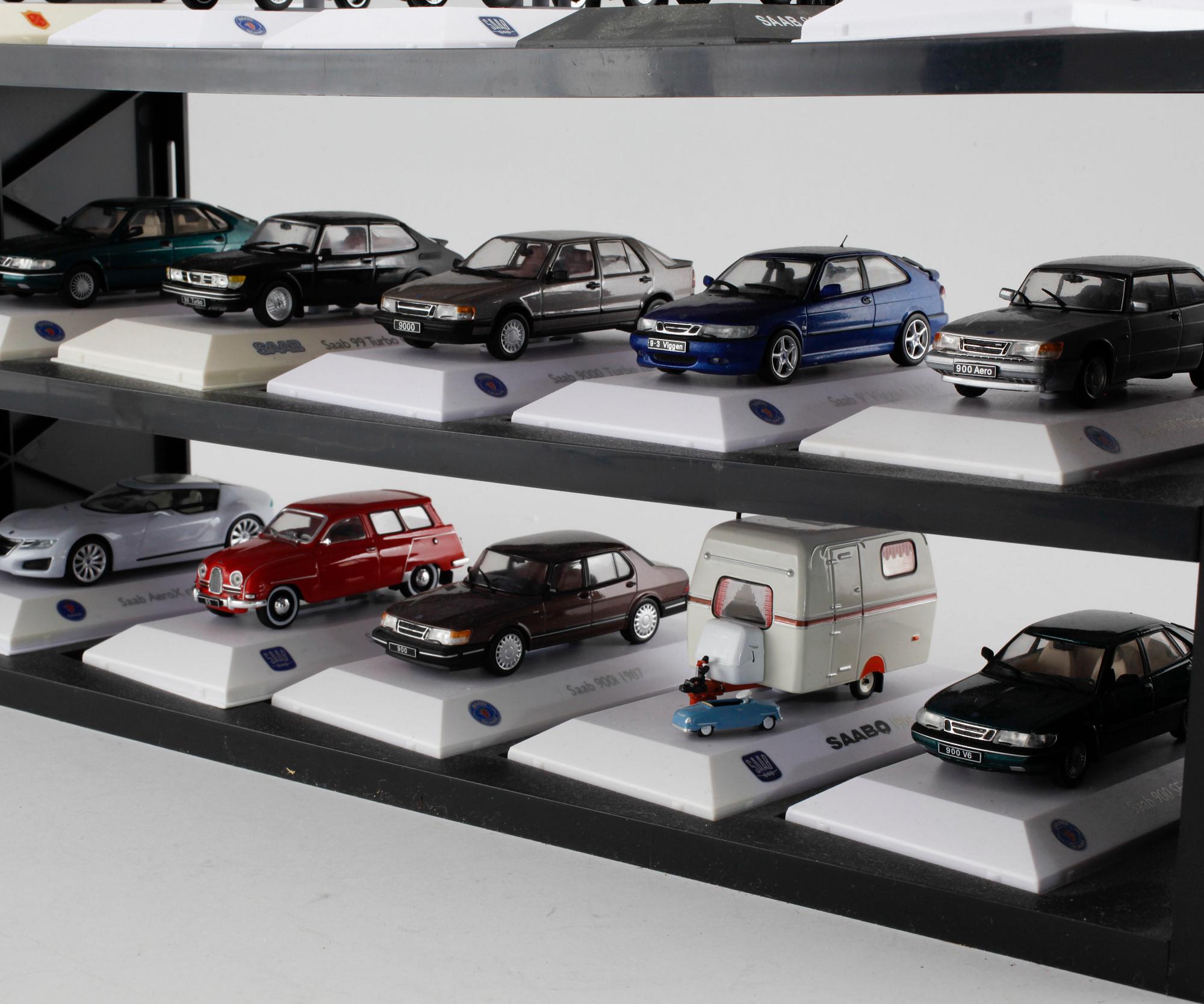 34 Saab model cars Saab Car Museum Collection late 20th century 21th century. Bukowskis