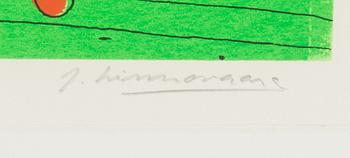 Juhani Linnovaara, serigrafi och litografi, signerad och numrerad 78/90.