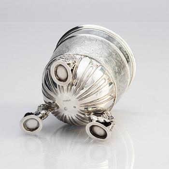 A Danish silver beaker, mark of Peter Hertz, Copenhagen 1884.