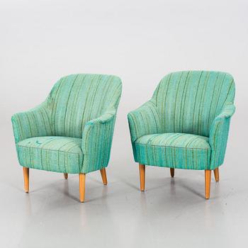 CARL MALMSTEN, fåtöljer ett par "Samspel" 1900-talets andra hälft.