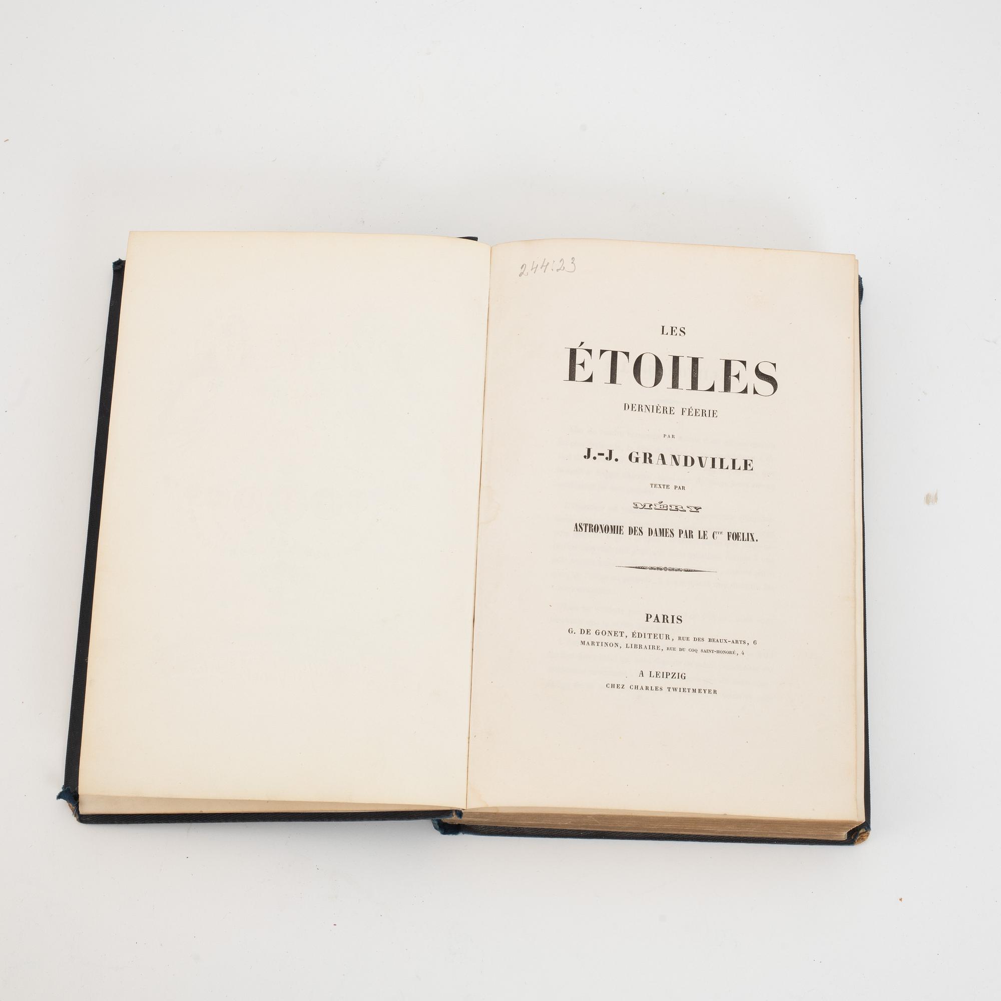 With coloured plates by Grandville.