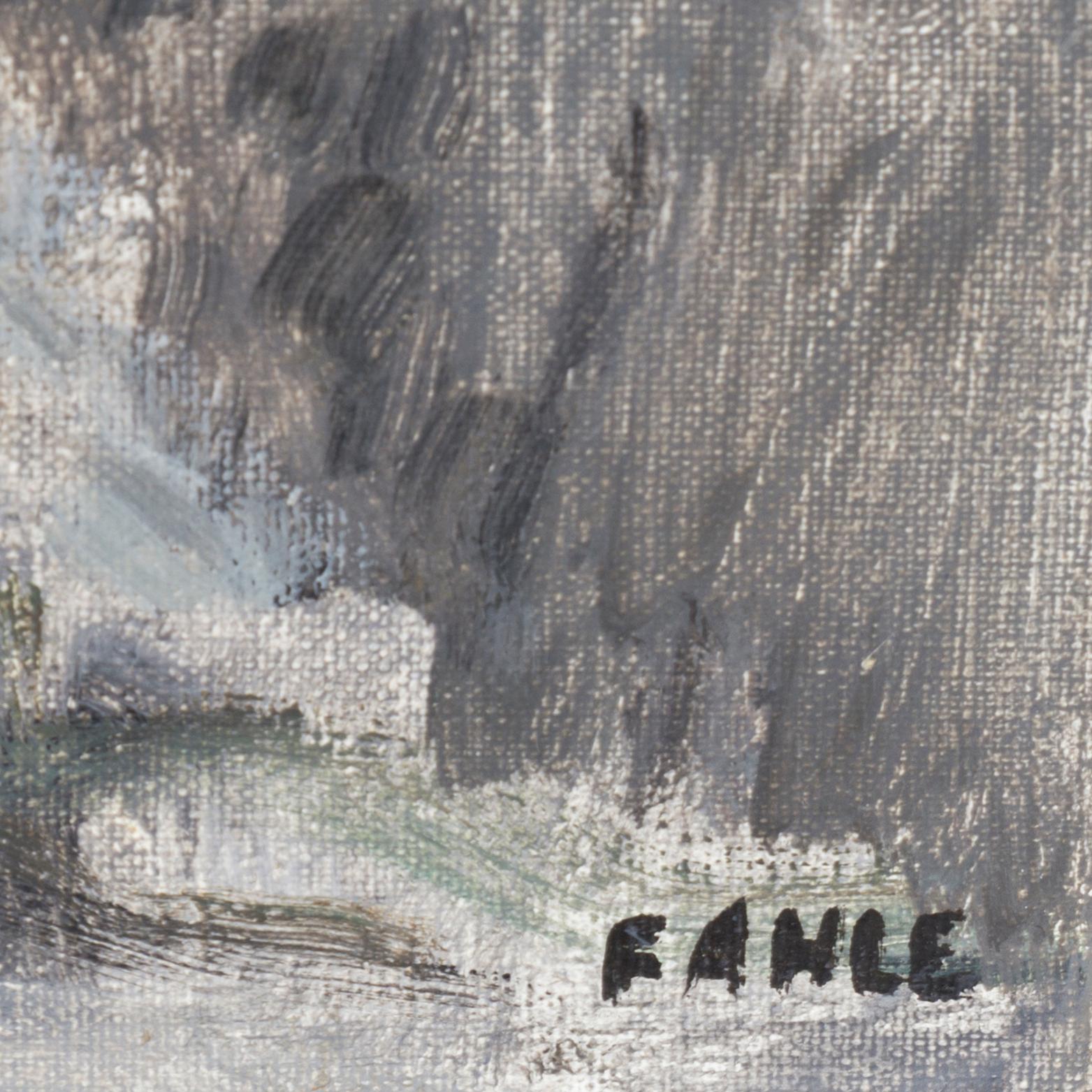 GUSTAF ADOLF FAHLE, olja på duk, signerad.