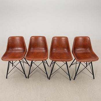 Chairs 4 pcs late 20th century.
