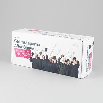 Box, Galenskaparna, "En box full av humor". Signed by all members.