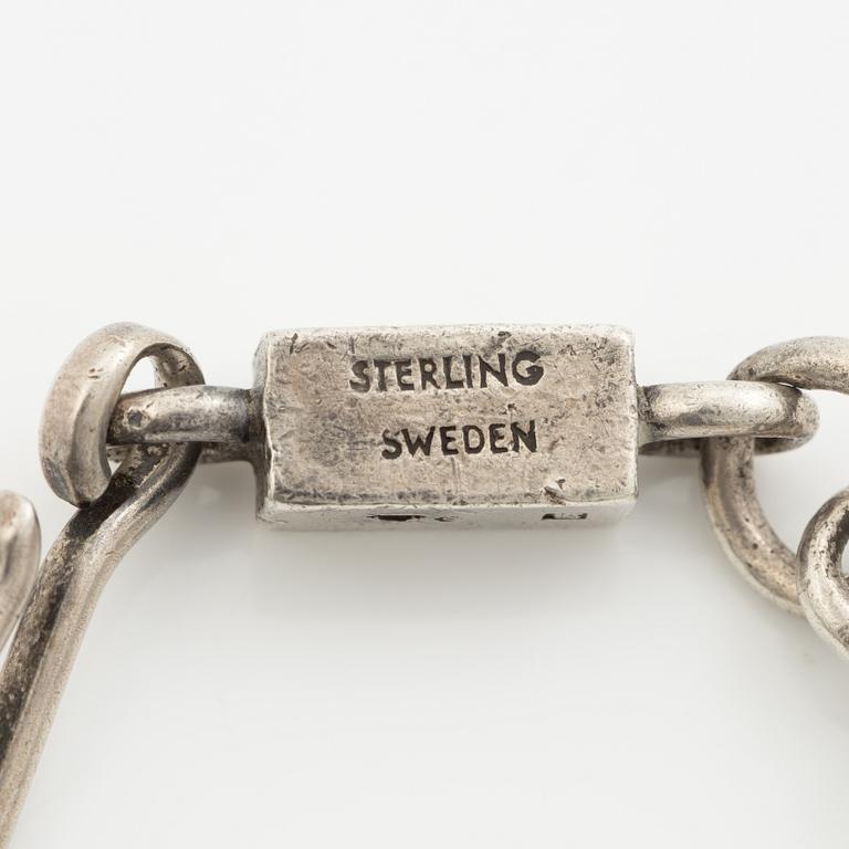 Wiwen Nilsson, arm bracelet, silver.