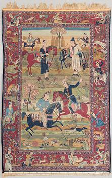 A CARPET, Iran old, 135x200 cm.