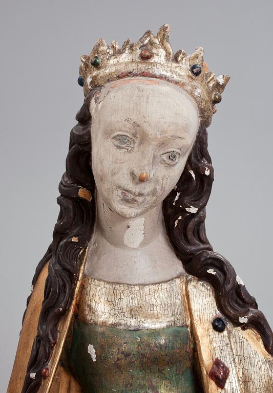 SKULPTUR. Tysk mästare, omkring 1500.