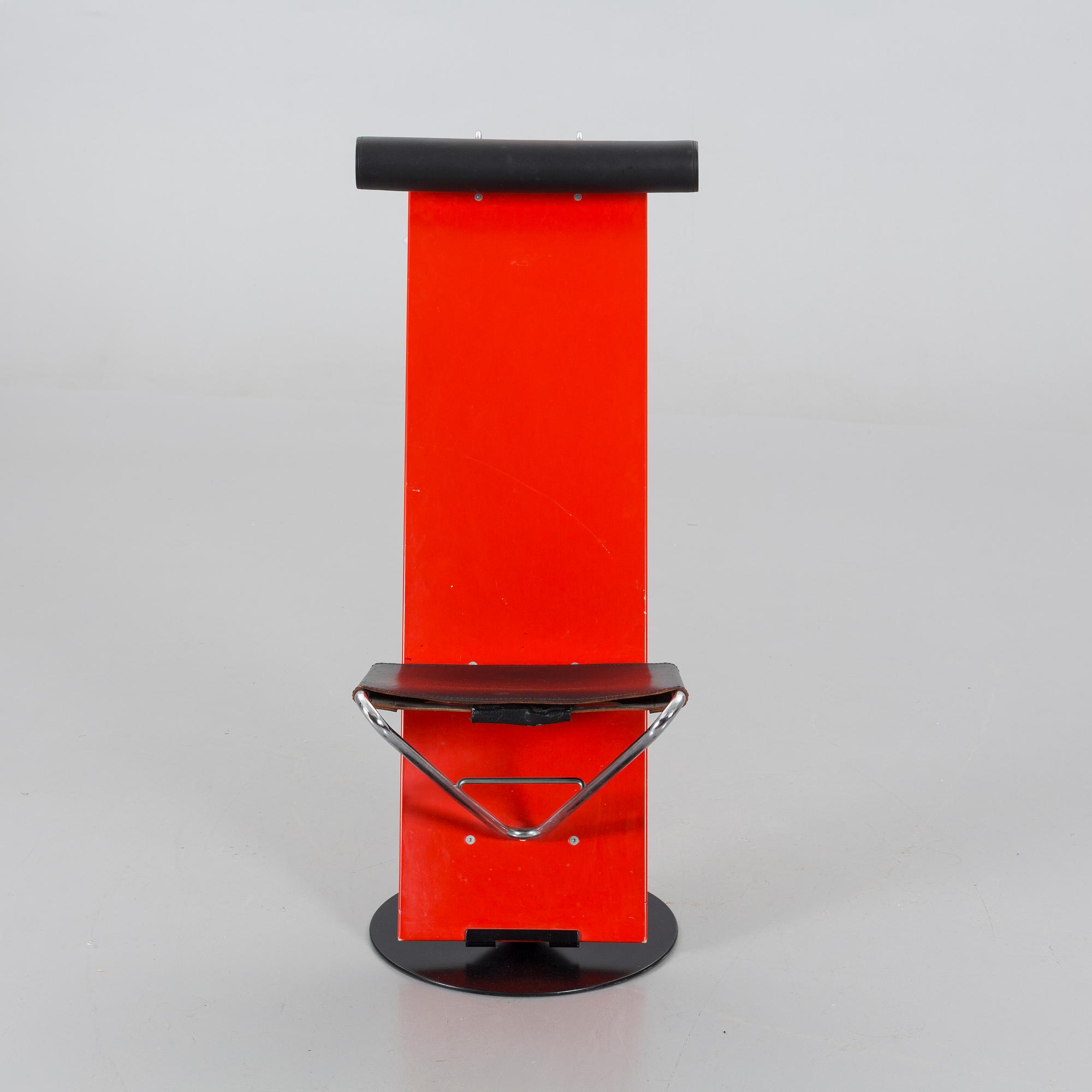 BÖRGE LINDAU & BO LINDECRANTZ, stol, "Plankan" För Svensson i Lammhult 1985.