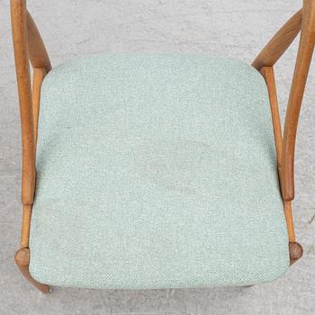 Johannes Andersen, five chairs, Uldum Möbelfabrik, Denmark, 1960s.