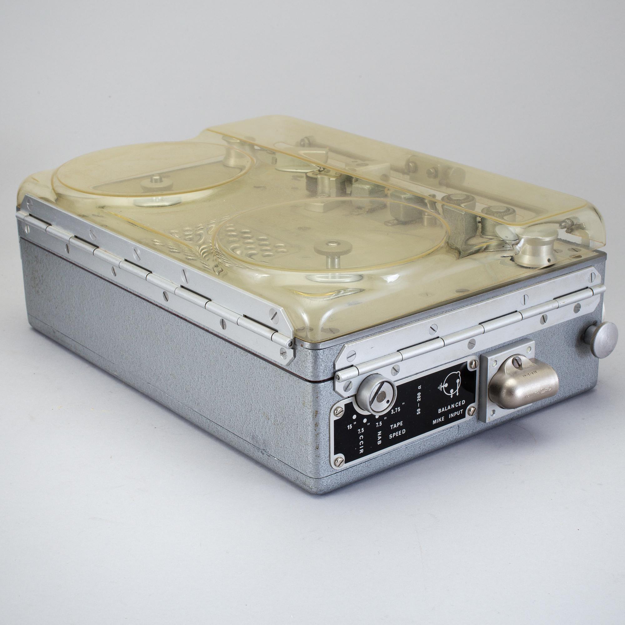 RULLBANDSPELARE, Nagra III, Stefan Kudelski, Schweiz, 1950/60-tal.
