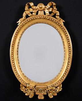 SPEGELLAMPETT, gustaviansk stil, märkt Claes Hultberg, Stockholm, 1900-talets första hälft.