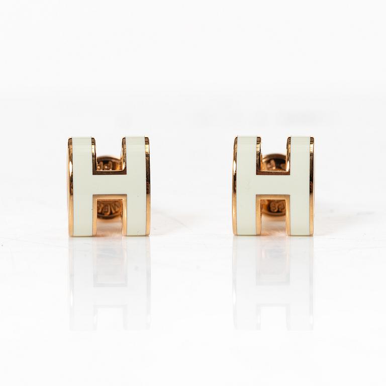 Hermès, örhängen, "Mini Pop H".