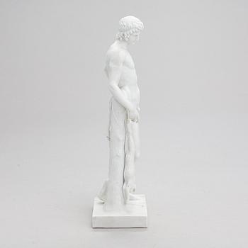 Bertel Thorvaldsen, efter. skulptur, "Adonis", Bing & Gröndahl, Danmark.