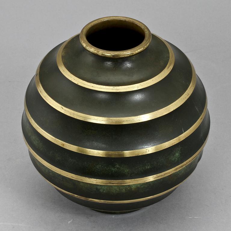 KLOTVAS, mässing, stmpl SvM Handarbete, 1900-tal.