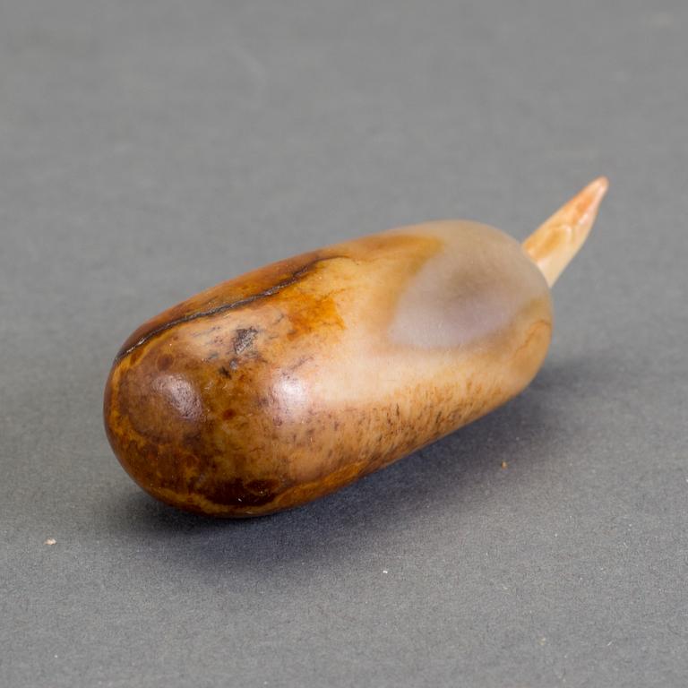 SNUSFLASKA, jade, Kina, 18/1900-tal.
