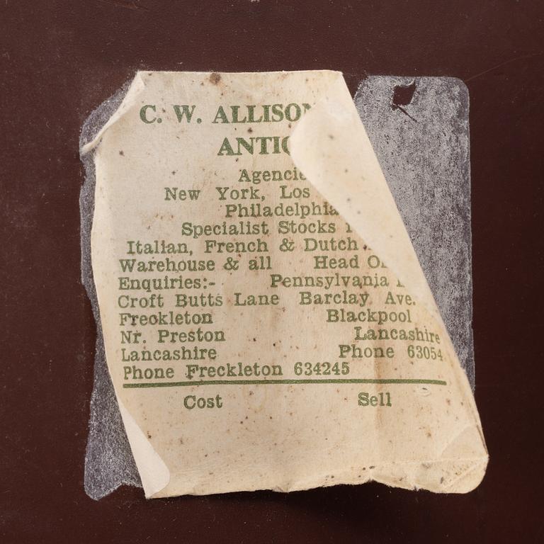 A wooden lacquer screen, 20th century.