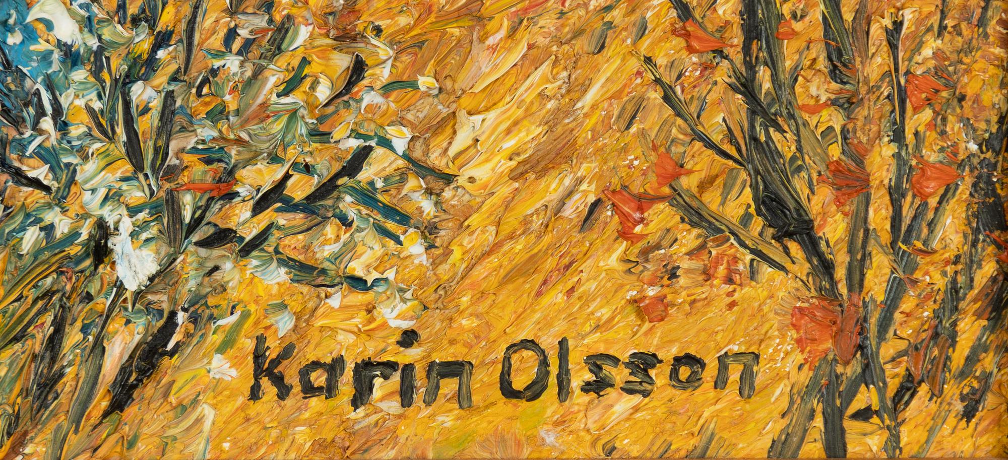 Karin Olsson, Landscape with Playing Children.