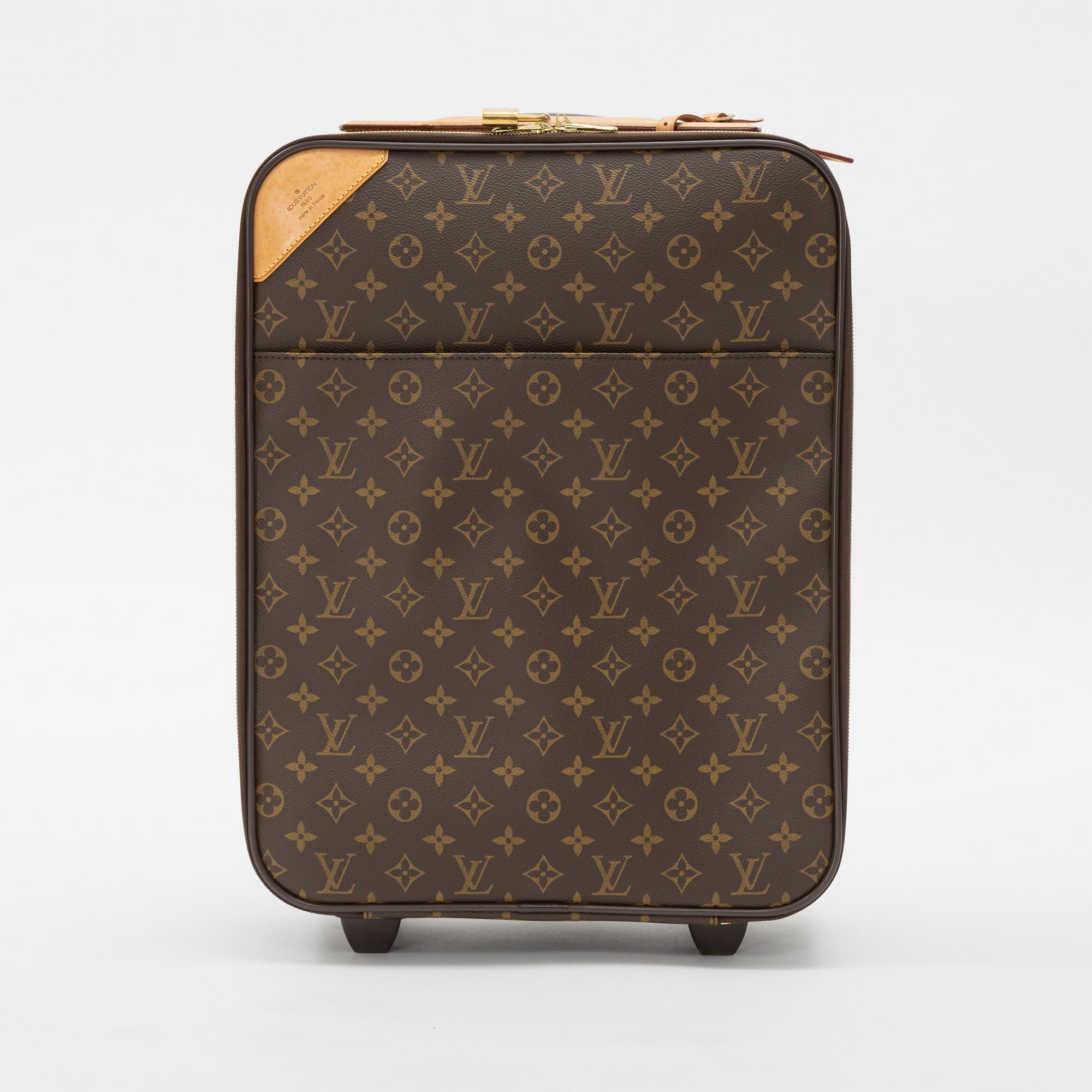 Louis Vuitton, a monogram canvas 'Pégase 50' suitcase, 203.