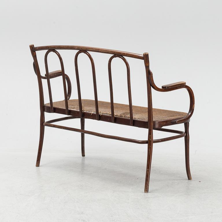 Thonet, a stained beech sofa 'Kanapee 105' from 1904.