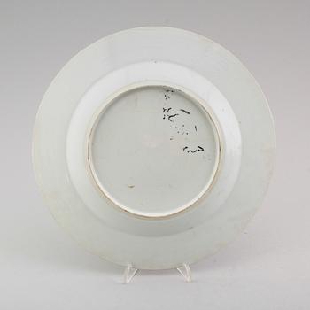 TALLRIK, porslin, Kina, 1700-/1800-tal.