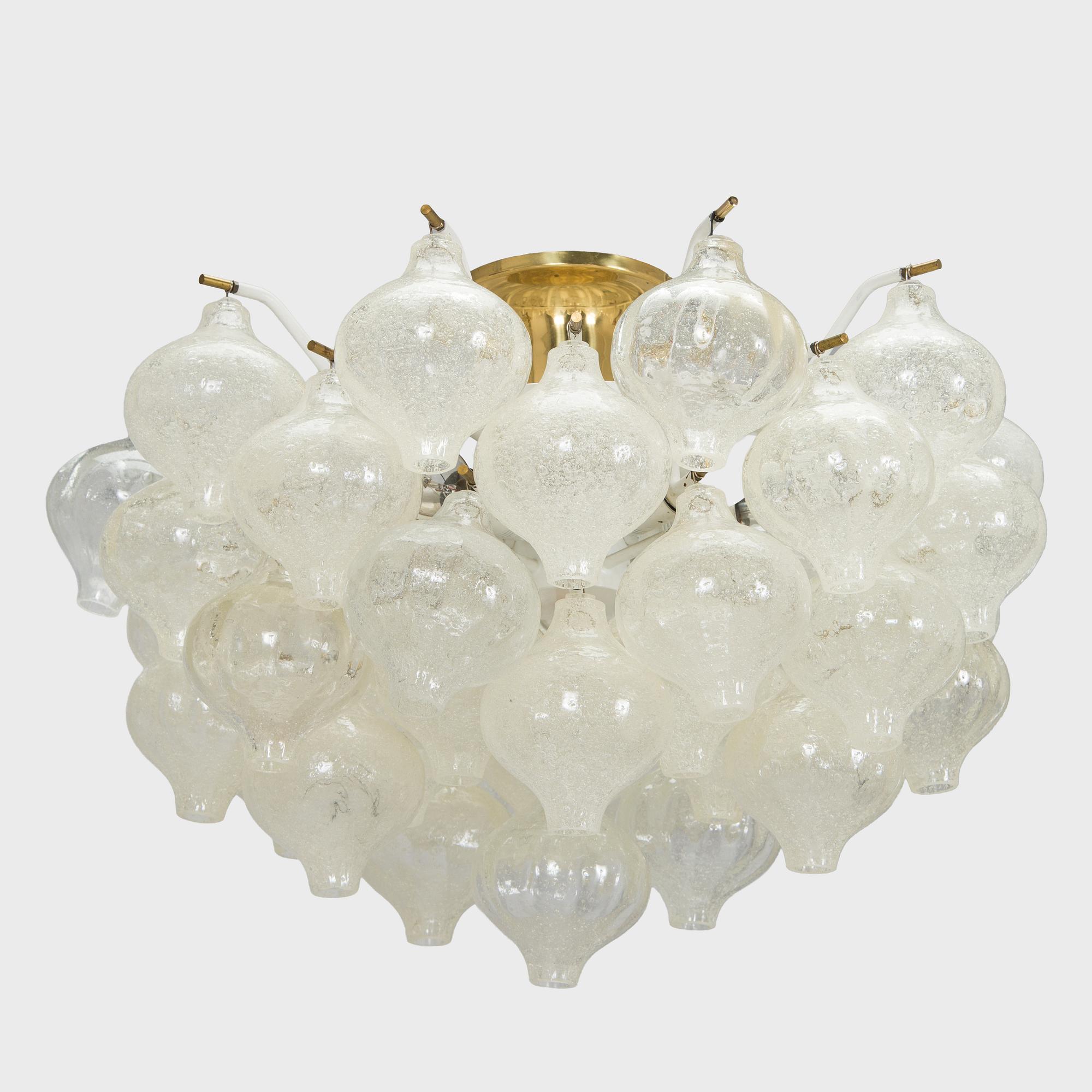 A 1960-70s ceiling lamp, model Tulipan 41 DL Flush Mount, for J. T. Kalmar.