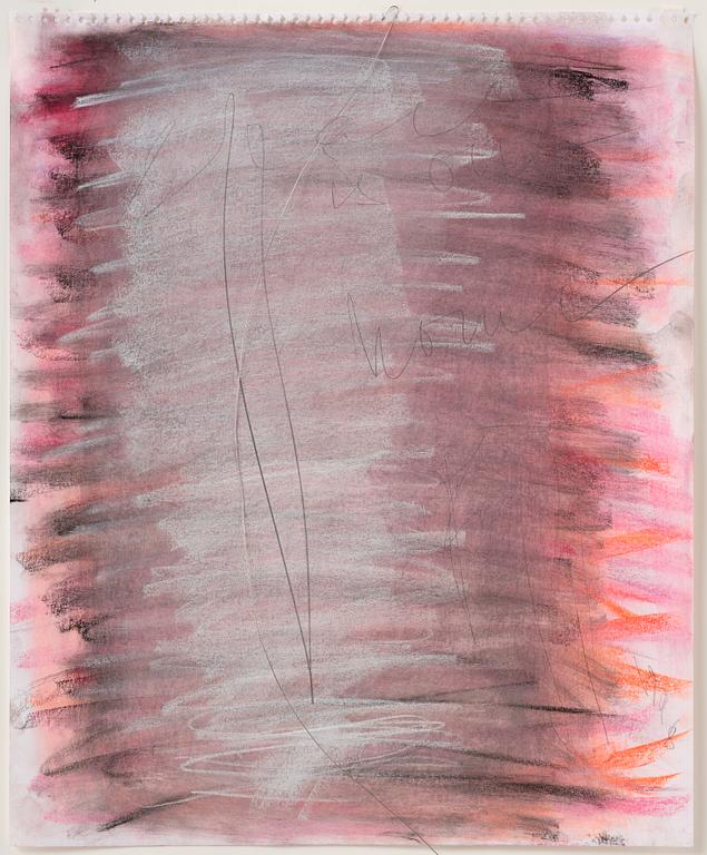 Eddie Figge, mixed media, signed and dated 1998.