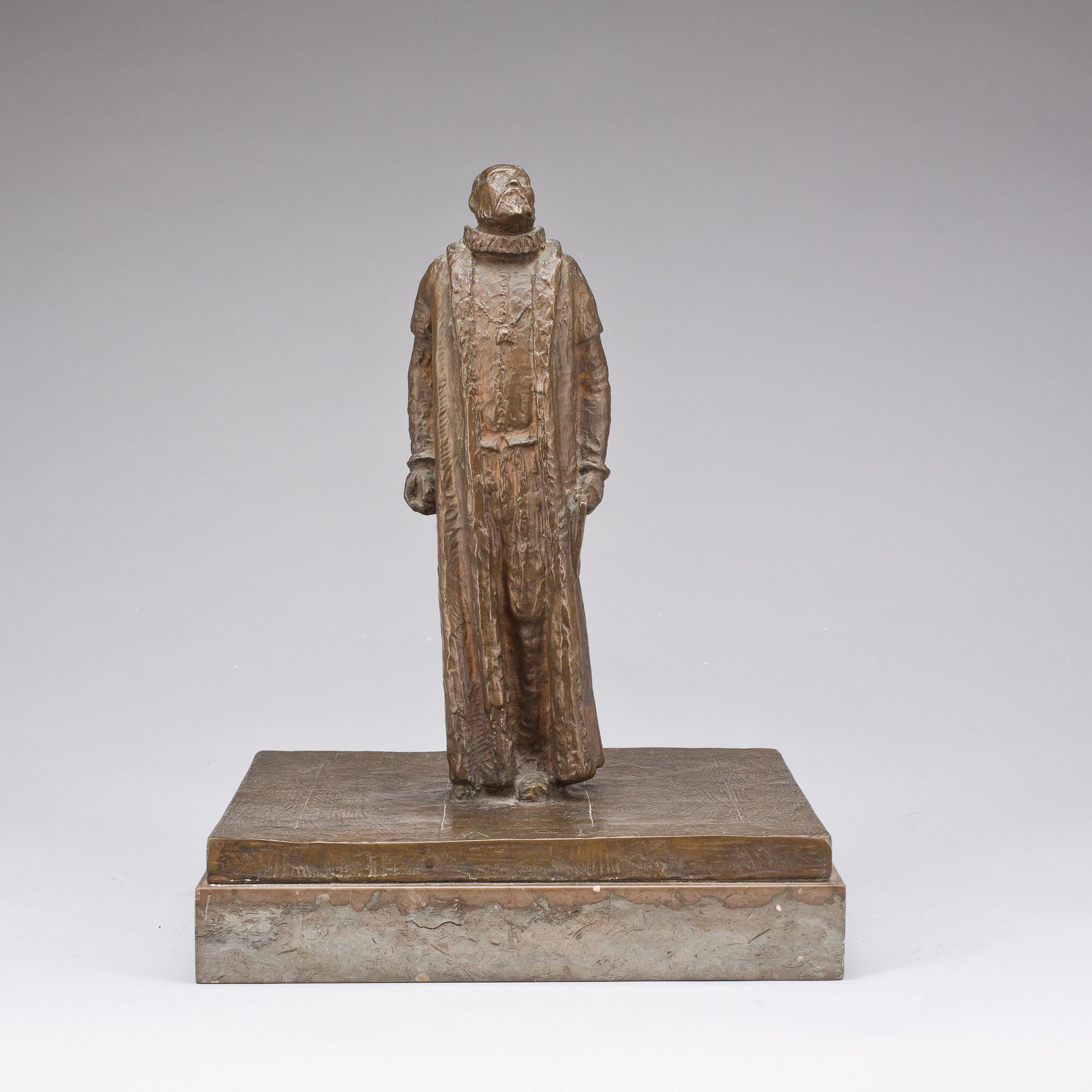 IVAR JOHNSSON, skulptur, brons, signerad, gjutarstämplar "Otto Meyers eftr fud".