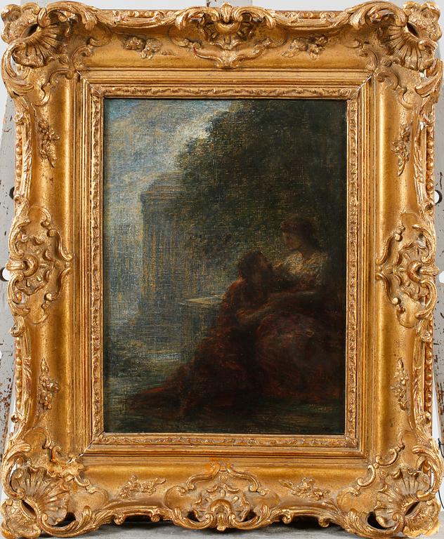 HENRI-THÉODORE FANTIN-LATOUR,  oil on canvas, signed.