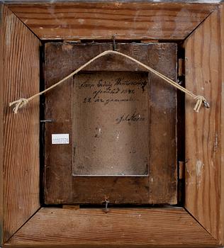 OKÄND KONSTNÄR, olja på duk. Sign S Norén o dat 1842 a tergo.