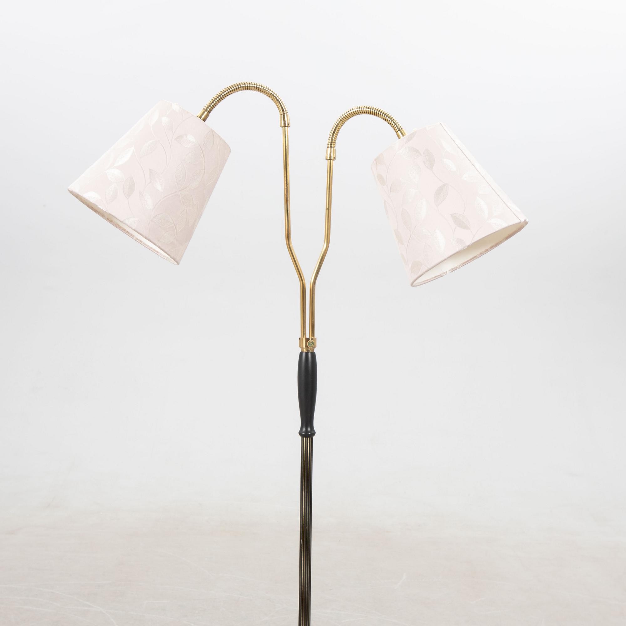 Floor lamp, 1940s.