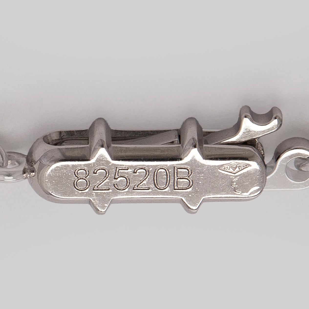 Cartier, an 18K white gold '1895' necklace with a brilliant-cut diamond.