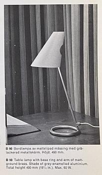 Hans-Agne Jakobsson, a pair of table lamps model B 90, Hans-Agne Jakobsson AB, Markaryd, 1960s.