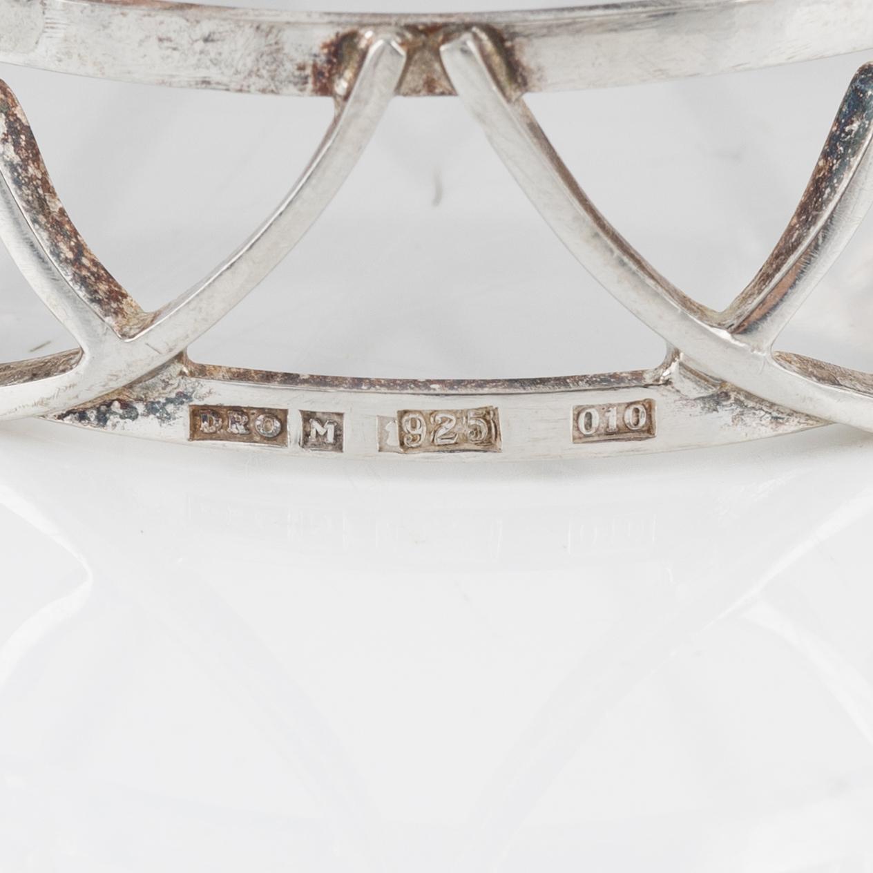 A Swedish Silver Bridal Crown, Guldsmedjan Steve Drottmar, Malmö 1989.