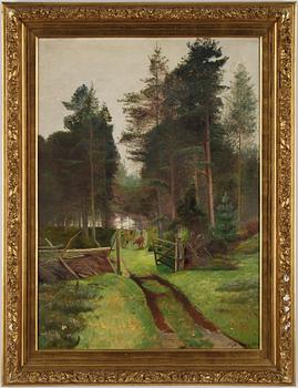 Olof Krumlinde, oil on canvas, signed and dated 1894.