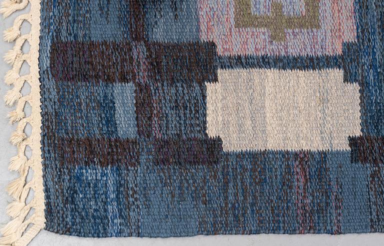 Judith Johansson, a carpet, "Spise Hall", flat weave, 275 x 224 cm. Signed JJ.