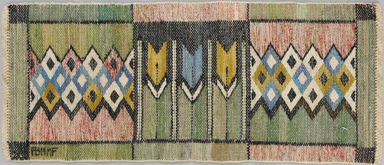 VÄVNAD. "Crocus", ABMMF (Märta Måås-Fjetterström), 
ca 62,5x26.