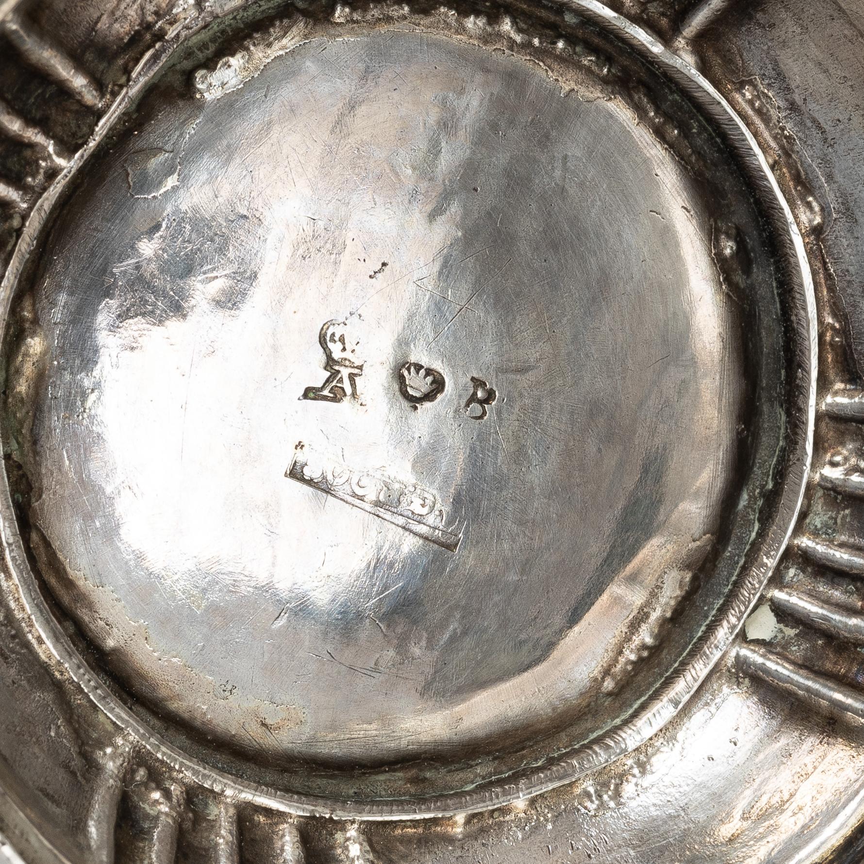 A parcel-gilt silver beaker, mark of Anders Gottfrid Roos, Turku, Finland, 1811.