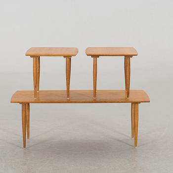 A NEST OF 3 TABLES, second half of 20th century.