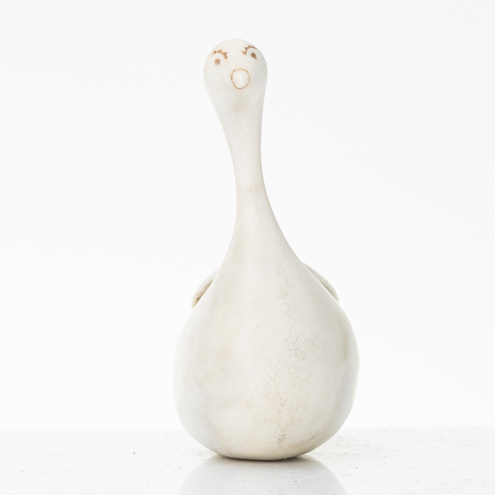 Lars Levi Sunna, box in the shape of a ptarmigan, signed.