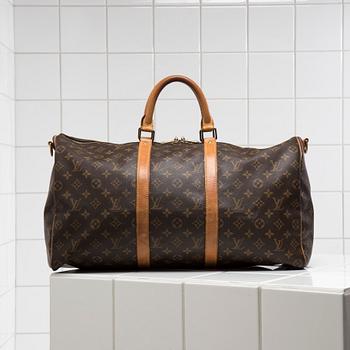 VÄSKA / WEEKENDBAG, "Keepall 50 Bandoulière ", Louis Vuitton.